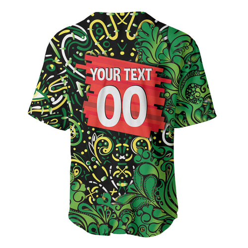 Personalized Melbourne Stars Cricket Baseball Jersey Hippie Psychedelic Pattern Vibrant Mandala Art Style