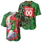 Personalized Melbourne Stars Cricket Baseball Jersey Hippie Psychedelic Pattern Vibrant Mandala Art Style