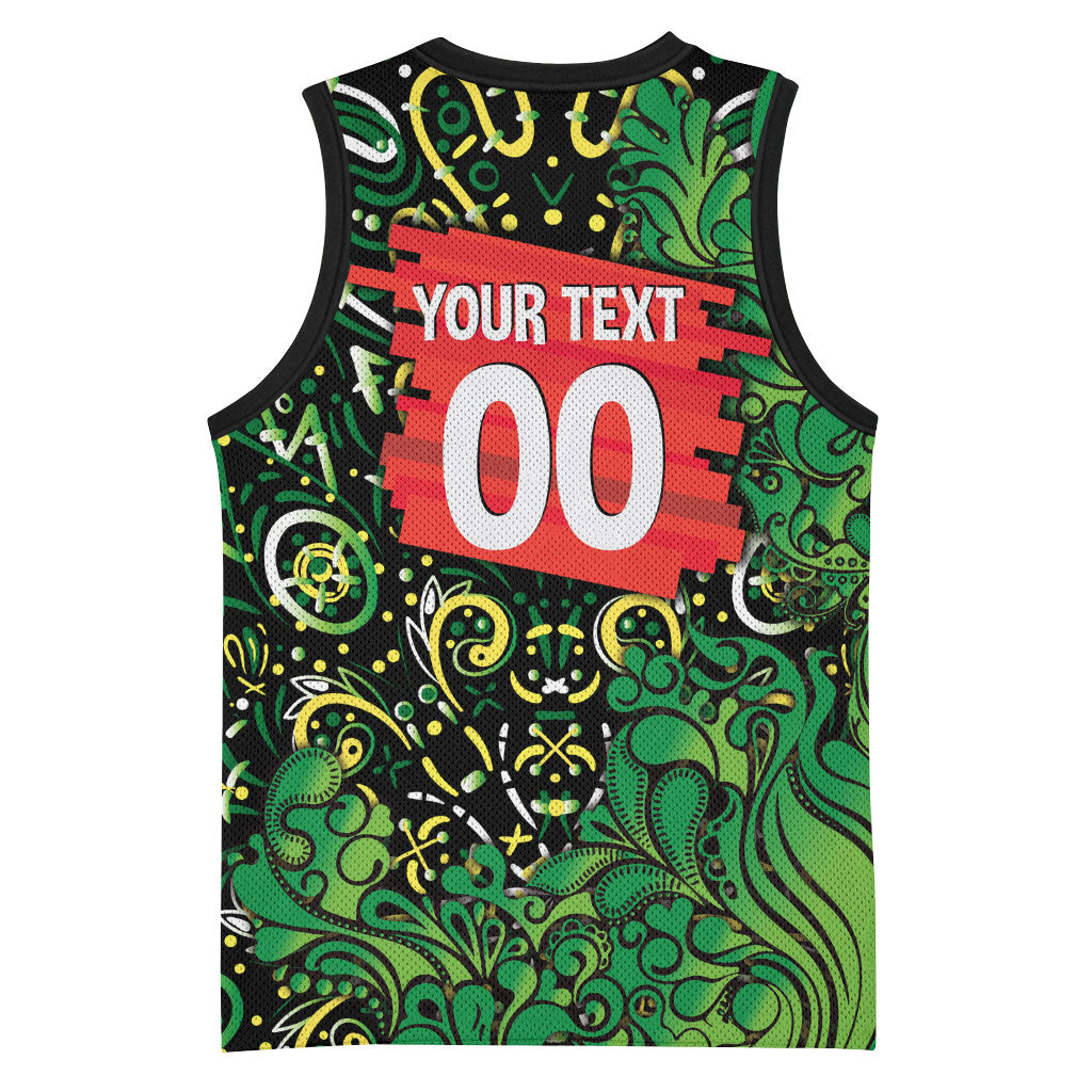 Personalized Melbourne Stars Cricket Basketball Jersey Hippie Psychedelic Pattern Vibrant Mandala Art Style