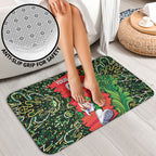 Personalized Melbourne Stars Cricket Bathroom Set Hippie Psychedelic Pattern Vibrant Mandala Art Style