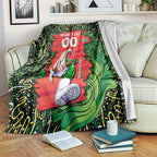 Personalized Melbourne Stars Cricket Blanket Hippie Psychedelic Pattern Vibrant Mandala Art Style