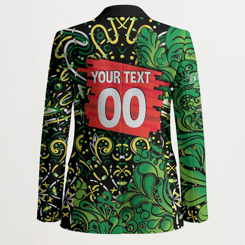 Personalized Melbourne Stars Cricket Blazer Hippie Psychedelic Pattern Vibrant Mandala Art Style