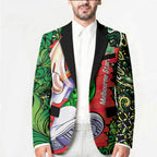 Personalized Melbourne Stars Cricket Blazer Hippie Psychedelic Pattern Vibrant Mandala Art Style
