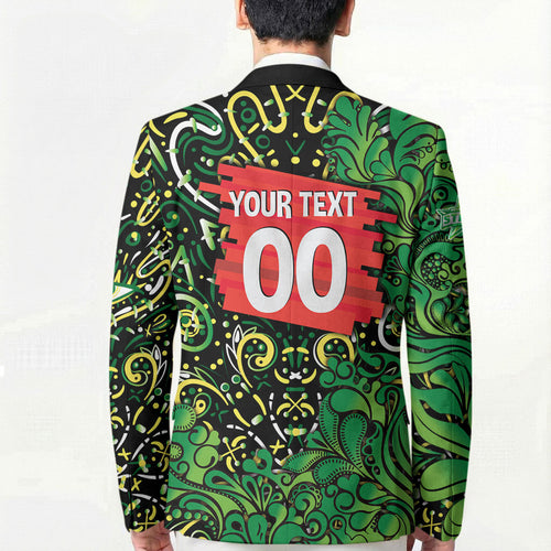 Personalized Melbourne Stars Cricket Blazer Hippie Psychedelic Pattern Vibrant Mandala Art Style
