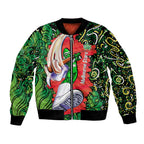 Personalized Melbourne Stars Cricket Bomber Jacket Hippie Psychedelic Pattern Vibrant Mandala Art Style
