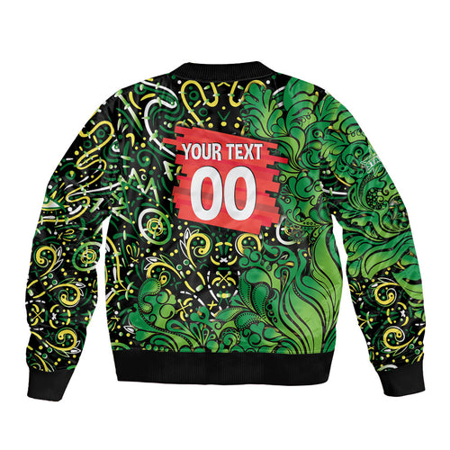 Personalized Melbourne Stars Cricket Bomber Jacket Hippie Psychedelic Pattern Vibrant Mandala Art Style