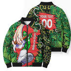 Personalized Melbourne Stars Cricket Bomber Puffer Jacket Hippie Psychedelic Pattern Vibrant Mandala Art Style