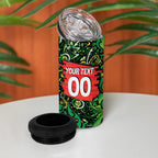Personalized Melbourne Stars Cricket 4 in 1 Can Cooler Tumbler Hippie Psychedelic Pattern Vibrant Mandala Art Style