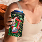 Personalized Melbourne Stars Cricket 4 in 1 Can Cooler Tumbler Hippie Psychedelic Pattern Vibrant Mandala Art Style