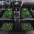 Personalized Melbourne Stars Cricket Car Mats Hippie Psychedelic Pattern Vibrant Mandala Art Style