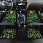 Personalized Melbourne Stars Cricket Car Mats Hippie Psychedelic Pattern Vibrant Mandala Art Style