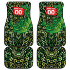 Personalized Melbourne Stars Cricket Car Mats Hippie Psychedelic Pattern Vibrant Mandala Art Style