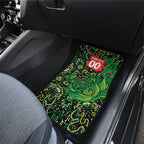 Personalized Melbourne Stars Cricket Car Mats Hippie Psychedelic Pattern Vibrant Mandala Art Style