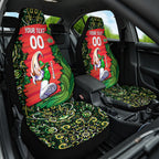 Personalized Melbourne Stars Cricket Car Seat Cover Hippie Psychedelic Pattern Vibrant Mandala Art Style