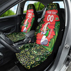 Personalized Melbourne Stars Cricket Car Seat Cover Hippie Psychedelic Pattern Vibrant Mandala Art Style