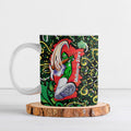 Personalized Melbourne Stars Cricket Ceramic Mug Hippie Psychedelic Pattern Vibrant Mandala Art Style