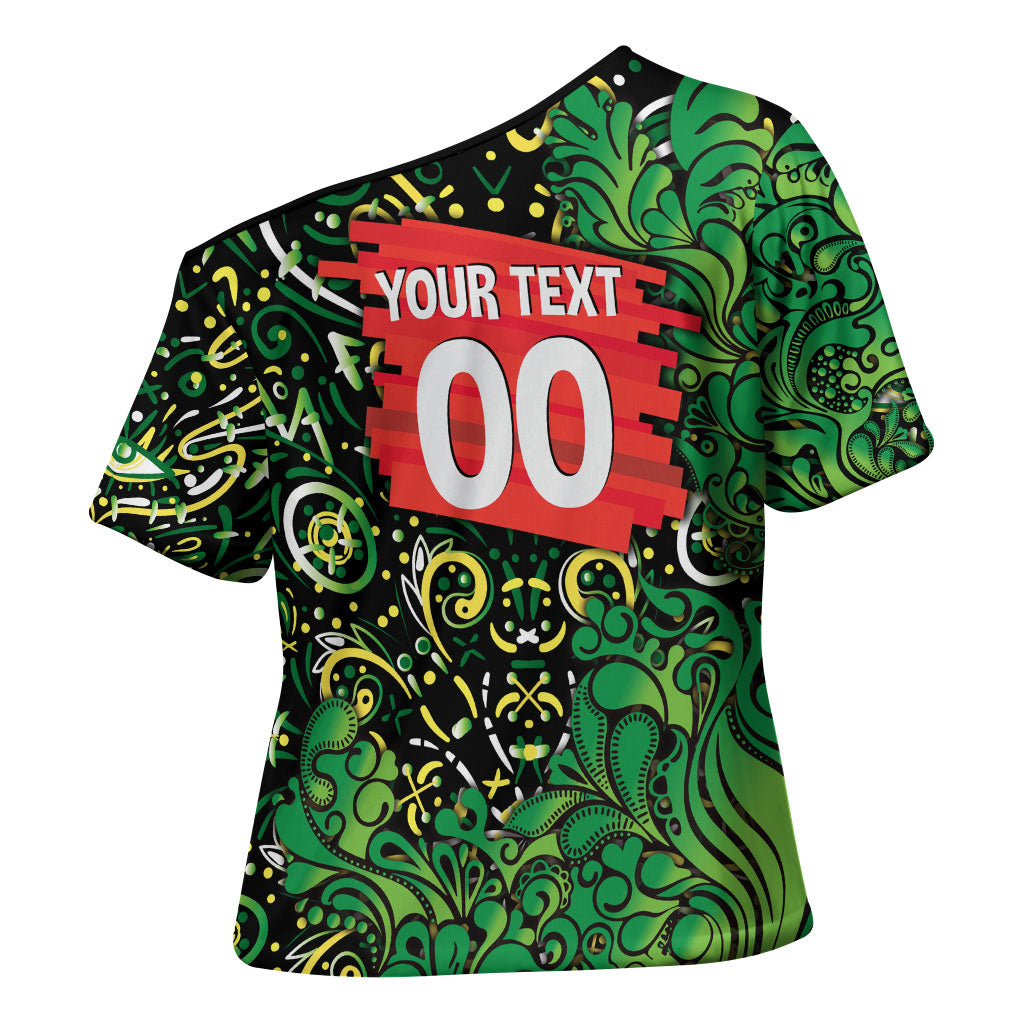 Personalized Melbourne Stars Cricket Cross Shoulder Shirt Hippie Psychedelic Pattern Vibrant Mandala Art Style