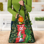 Personalized Melbourne Stars Cricket Grocery Bag Hippie Psychedelic Pattern Vibrant Mandala Art Style