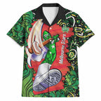 Personalized Melbourne Stars Cricket Hawaiian Shirt Hippie Psychedelic Pattern Vibrant Mandala Art Style