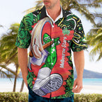 Personalized Melbourne Stars Cricket Hawaiian Shirt Hippie Psychedelic Pattern Vibrant Mandala Art Style