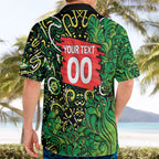 Personalized Melbourne Stars Cricket Hawaiian Shirt Hippie Psychedelic Pattern Vibrant Mandala Art Style