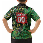 Personalized Melbourne Stars Cricket Hawaiian Shirt Hippie Psychedelic Pattern Vibrant Mandala Art Style