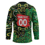 Personalized Melbourne Stars Cricket Hockey Jersey Hippie Psychedelic Pattern Vibrant Mandala Art Style
