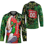 Personalized Melbourne Stars Cricket Hockey Jersey Hippie Psychedelic Pattern Vibrant Mandala Art Style
