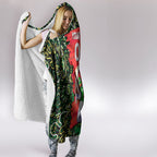 Personalized Melbourne Stars Cricket Hooded Blanket Hippie Psychedelic Pattern Vibrant Mandala Art Style