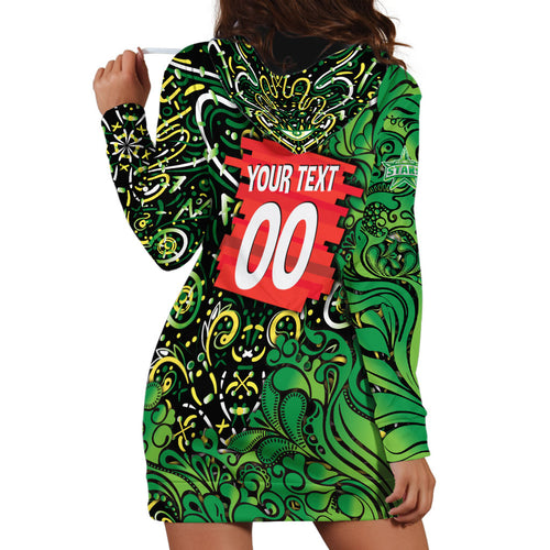 Personalized Melbourne Stars Cricket Hoodie Dress Hippie Psychedelic Pattern Vibrant Mandala Art Style