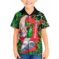 Personalized Melbourne Stars Cricket Kid Hawaiian Shirt Hippie Psychedelic Pattern Vibrant Mandala Art Style