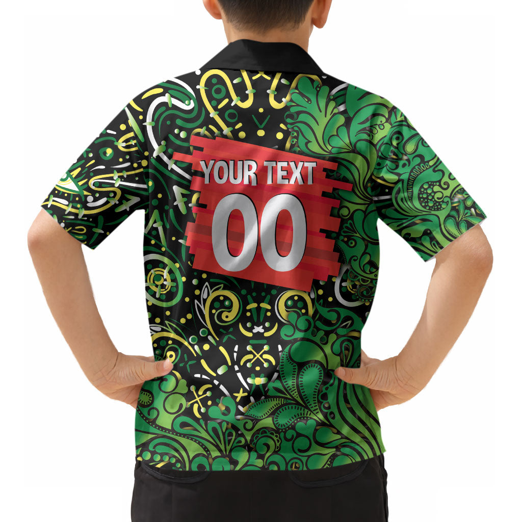 Personalized Melbourne Stars Cricket Kid Hawaiian Shirt Hippie Psychedelic Pattern Vibrant Mandala Art Style