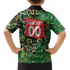 Personalized Melbourne Stars Cricket Kid Hawaiian Shirt Hippie Psychedelic Pattern Vibrant Mandala Art Style