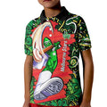 Personalized Melbourne Stars Cricket Kid Polo Shirt Hippie Psychedelic Pattern Vibrant Mandala Art Style