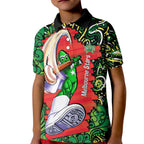 Personalized Melbourne Stars Cricket Kid Polo Shirt Hippie Psychedelic Pattern Vibrant Mandala Art Style