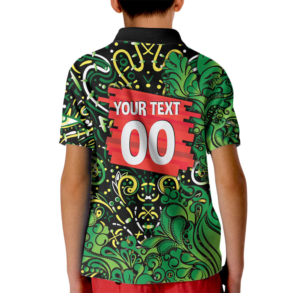 Personalized Melbourne Stars Cricket Kid Polo Shirt Hippie Psychedelic Pattern Vibrant Mandala Art Style