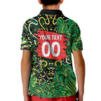 Personalized Melbourne Stars Cricket Kid Polo Shirt Hippie Psychedelic Pattern Vibrant Mandala Art Style