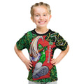 Personalized Melbourne Stars Cricket Kid T Shirt Hippie Psychedelic Pattern Vibrant Mandala Art Style
