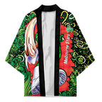 Personalized Melbourne Stars Cricket Kimono Hippie Psychedelic Pattern Vibrant Mandala Art Style