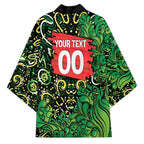 Personalized Melbourne Stars Cricket Kimono Hippie Psychedelic Pattern Vibrant Mandala Art Style