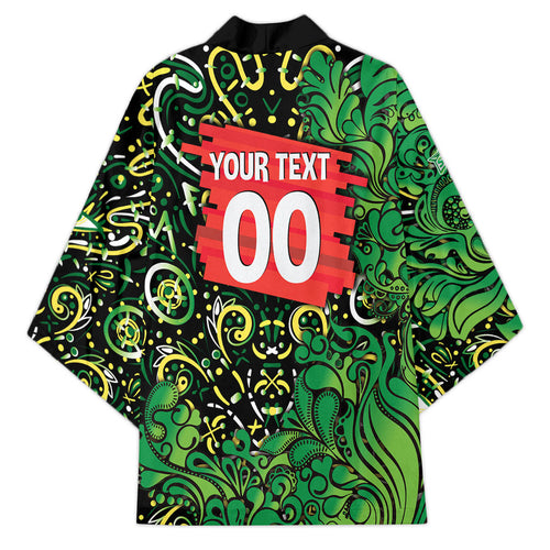 Personalized Melbourne Stars Cricket Kimono Hippie Psychedelic Pattern Vibrant Mandala Art Style