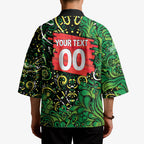 Personalized Melbourne Stars Cricket Kimono Hippie Psychedelic Pattern Vibrant Mandala Art Style
