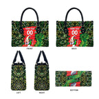 Personalized Melbourne Stars Cricket Leather Bag Hippie Psychedelic Pattern Vibrant Mandala Art Style