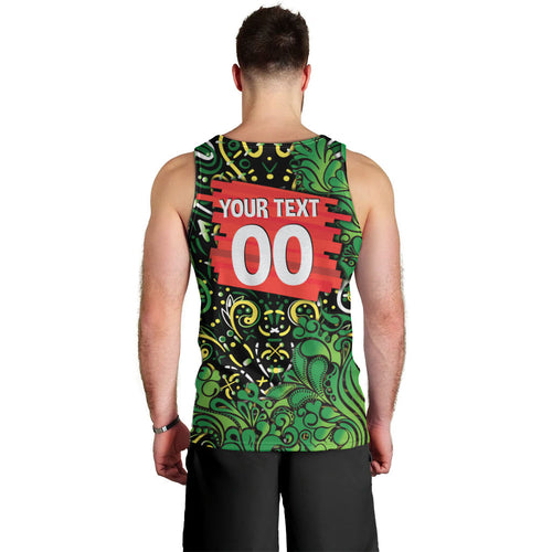 Personalized Melbourne Stars Cricket Men Tank Top Hippie Psychedelic Pattern Vibrant Mandala Art Style
