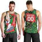 Personalized Melbourne Stars Cricket Men Tank Top Hippie Psychedelic Pattern Vibrant Mandala Art Style