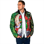 Personalized Melbourne Stars Cricket Padded Jacket Hippie Psychedelic Pattern Vibrant Mandala Art Style