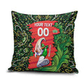 Personalized Melbourne Stars Cricket Pillow Cover Hippie Psychedelic Pattern Vibrant Mandala Art Style