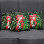 Personalized Melbourne Stars Cricket Pillow Cover Hippie Psychedelic Pattern Vibrant Mandala Art Style