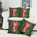 Personalized Melbourne Stars Cricket Pillow Cover Hippie Psychedelic Pattern Vibrant Mandala Art Style
