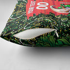 Personalized Melbourne Stars Cricket Pillow Cover Hippie Psychedelic Pattern Vibrant Mandala Art Style